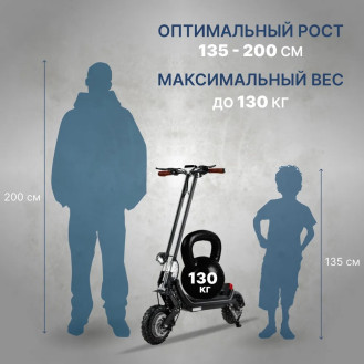 Электроcамокат G63 1500W (3 в 1) внедорожный