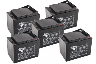 Комплект тяговых аккумуляторов RuTrike 6-EVF-55 (60V55A/H C3)