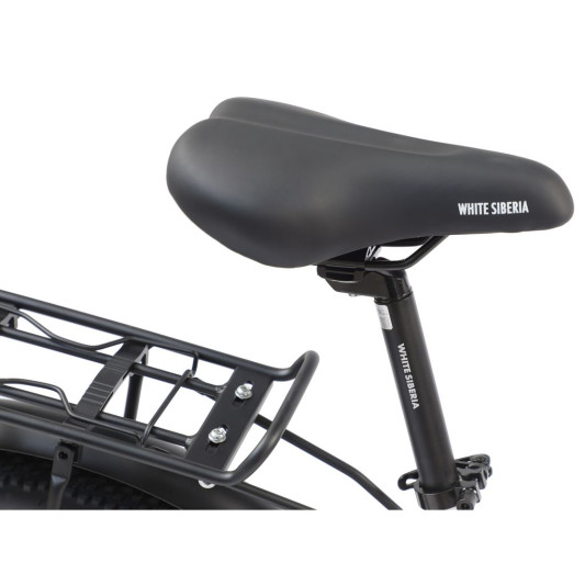 Электровелосипед WHITE SIBERIA CAMRY LIGHT 500W (матовый серебристый)