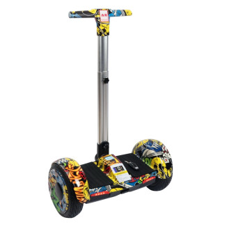 Сигвей MINIPRO A8, желтый граффити