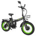 Электровелосипед Syccyba F10 Зеленые колеса