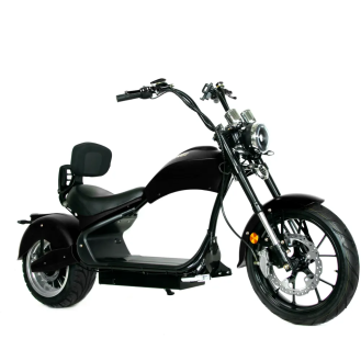 Электрический скутер Ikingi Chopper черный