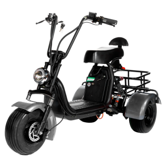 Электроскутер CITYCOCO TRIKE GT-X5, серебристый